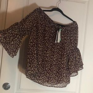 Floral Off The Shoulder Top
